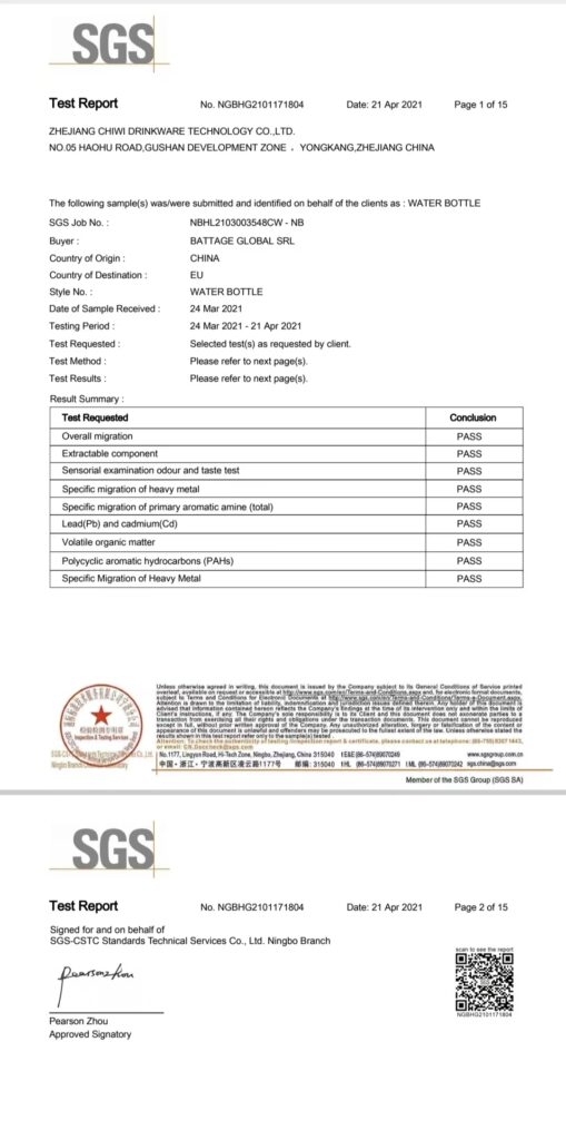 lfgb Certificate Report