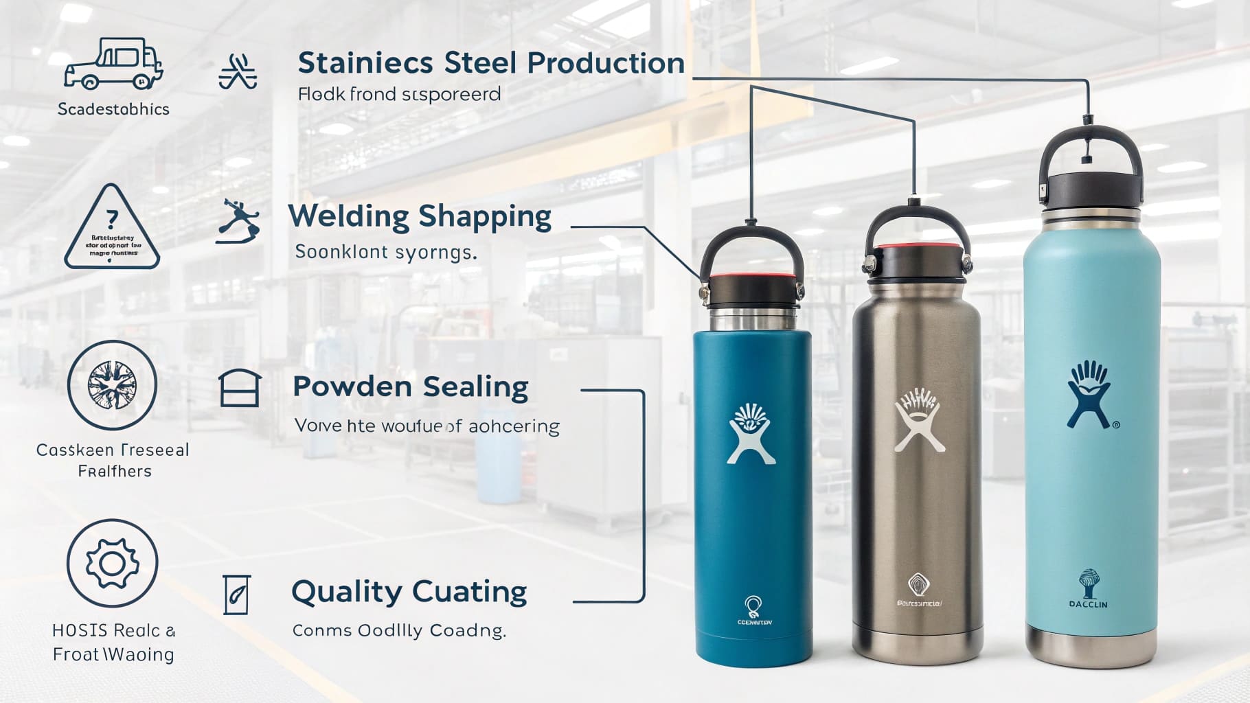 Manufacturing process of Hydro Flask