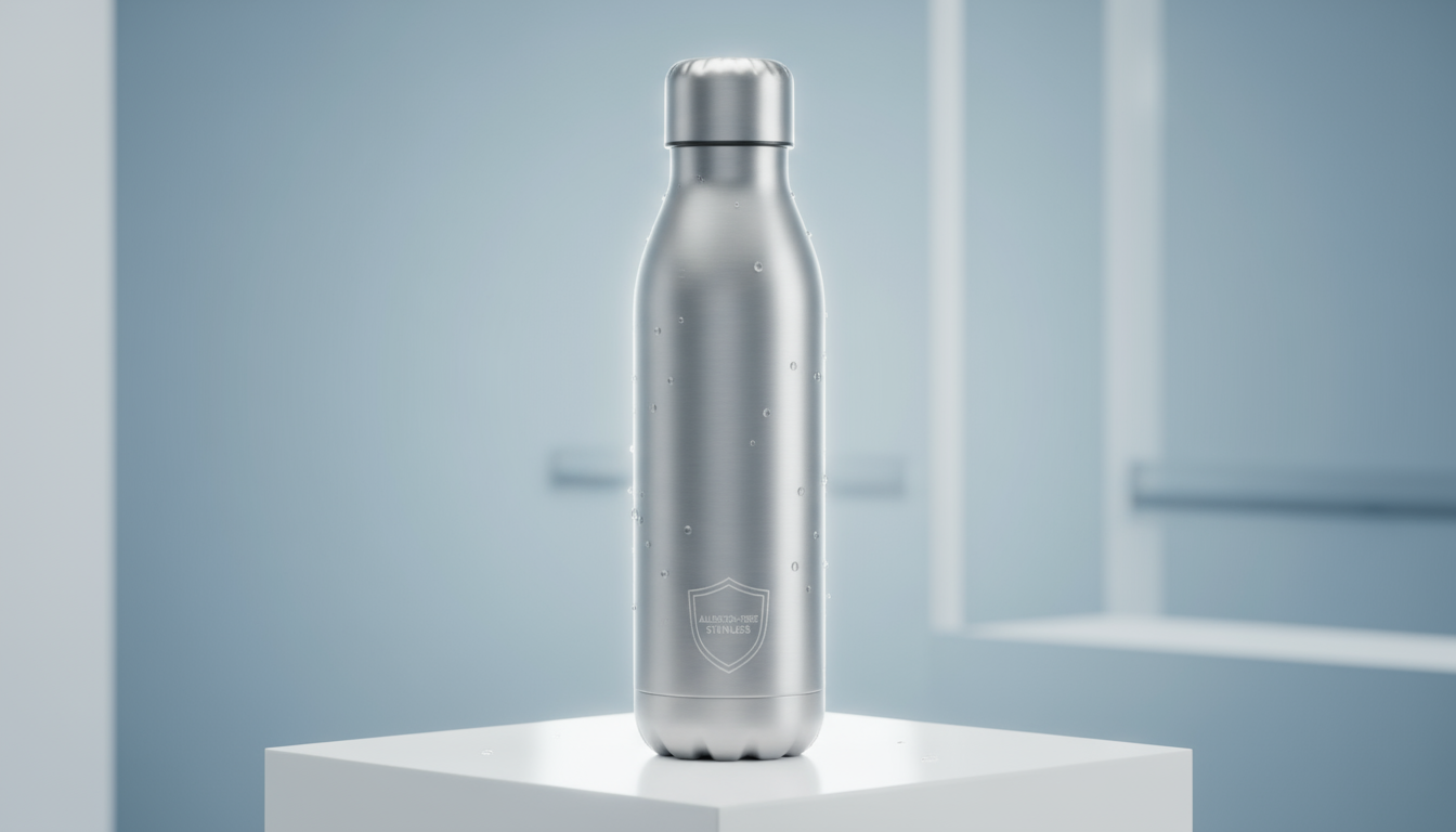 Premium nickel-free stainless steel water bottle for B2B, safe and durable.
