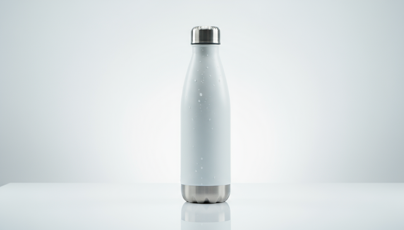 Premium ceramic-coated stainless steel water bottle, B2B durable, pure taste.