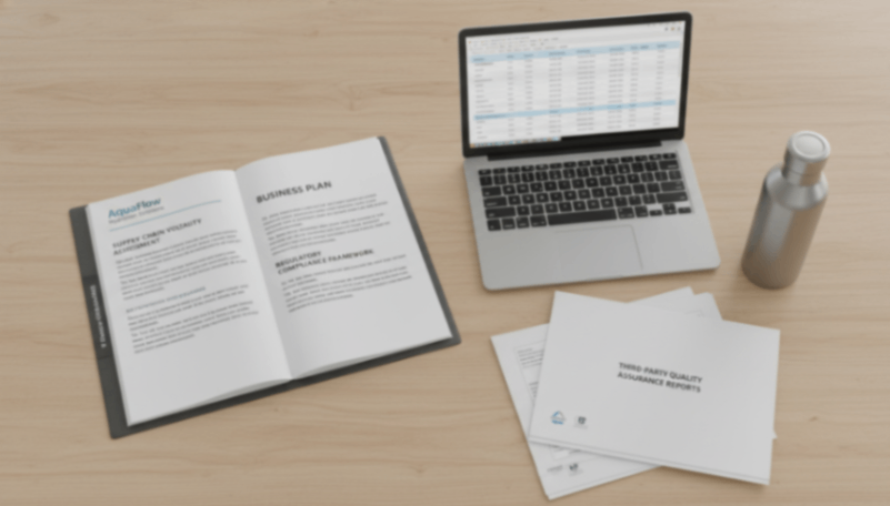 Strategic Business Planning Business plan with cost analysis for stainless steel water bottle manufacturing.