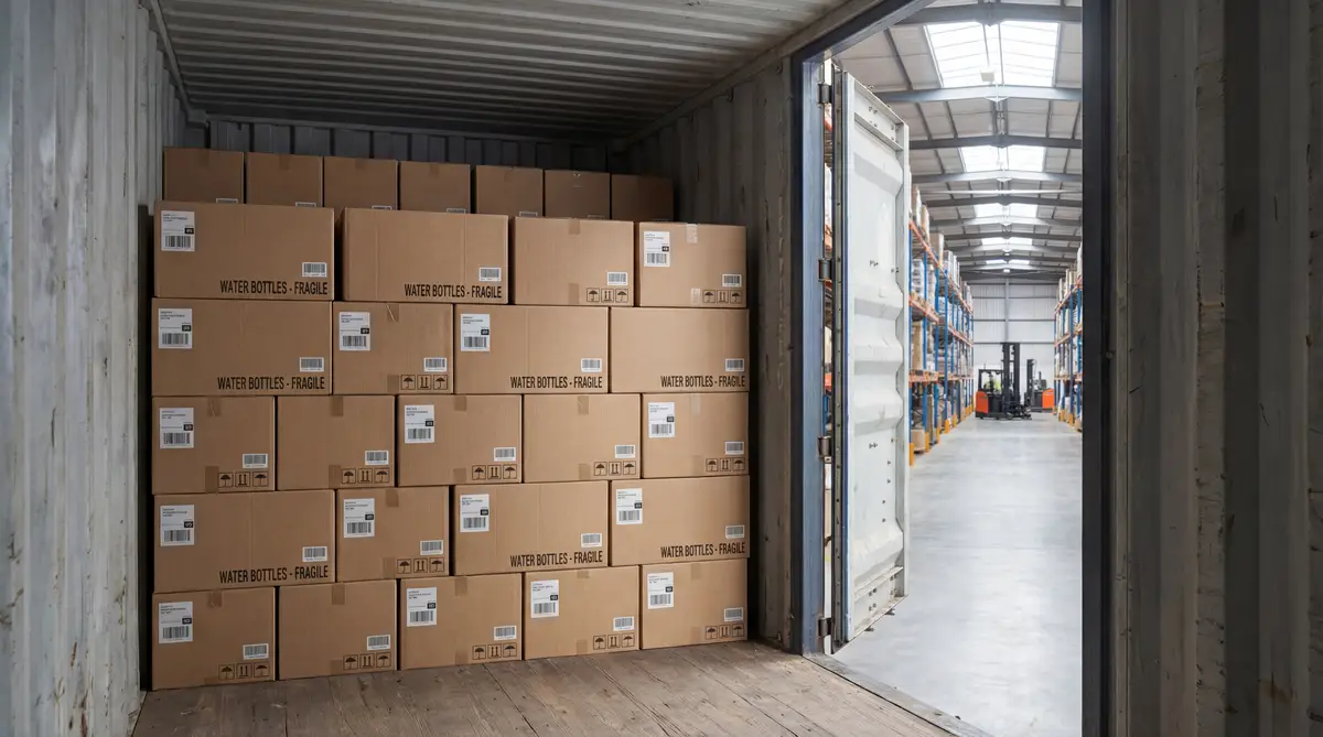 20ft and 40ft container loading capacity diagram