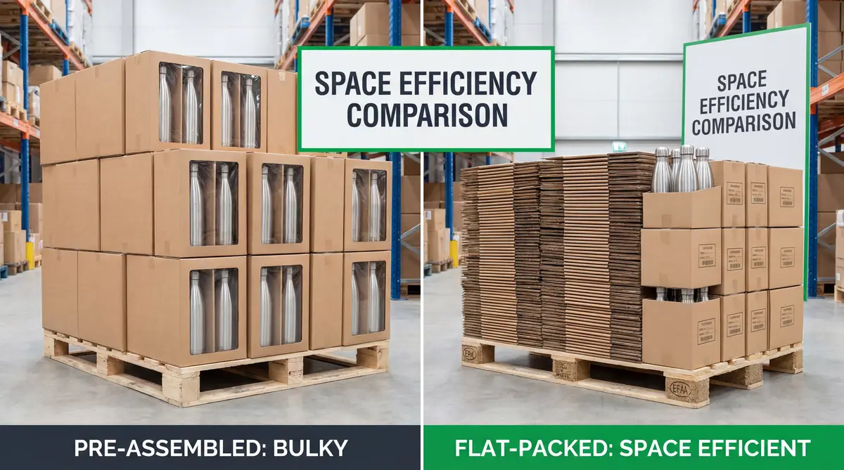 Gift box vs standard packaging volume comparison