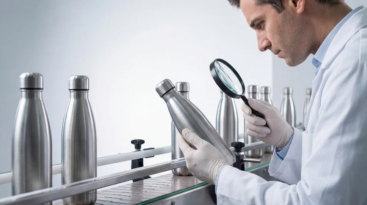 Quality Inspection stainless steel water bottles quality inspection in factory